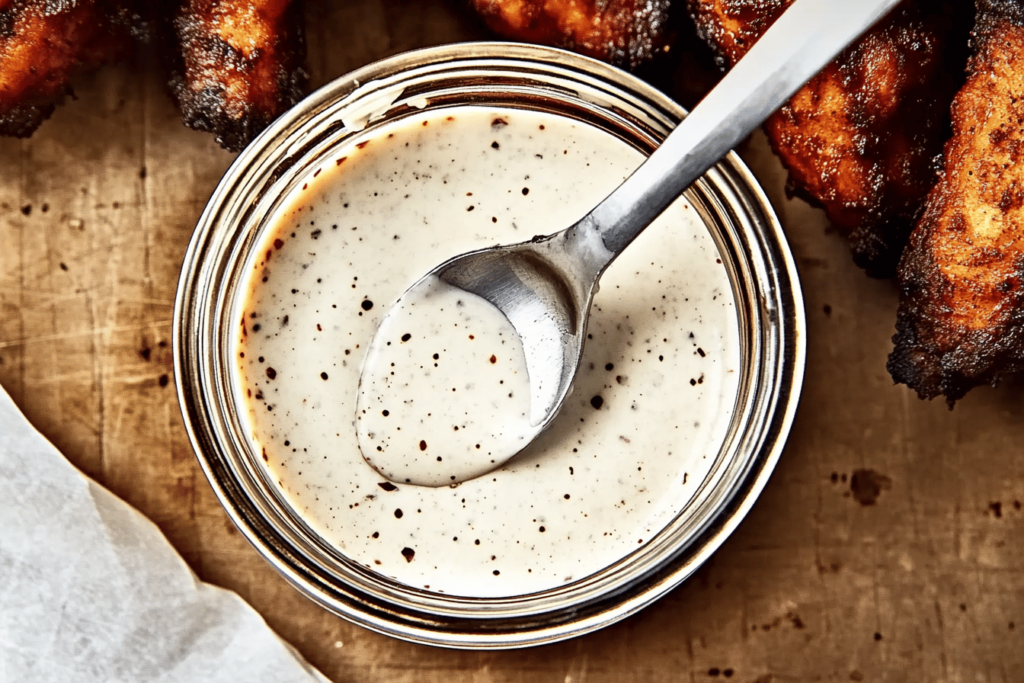 Entdecke diese köstliche Alabama White BBQ Sauce, die perfekt zu gegrilltem Fleisch passt.