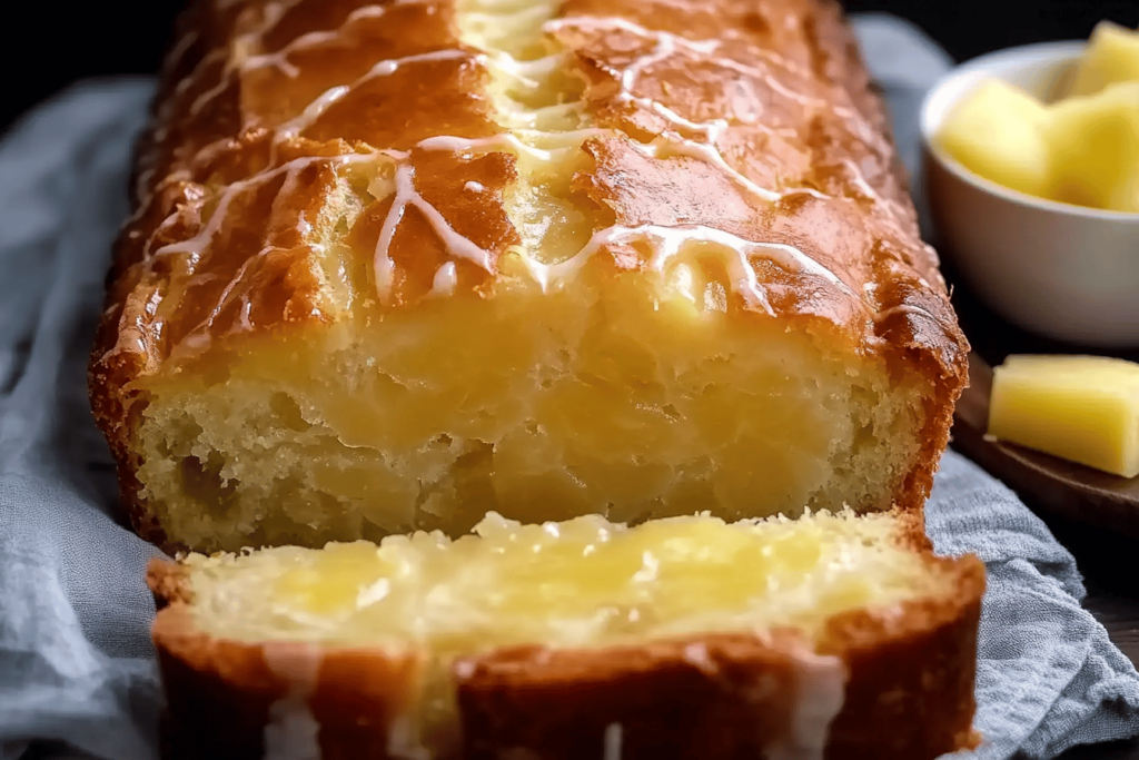 Schnell und einfach, dieser Ananasbrot ist ein tropischer Genuss für jeden Anlass.