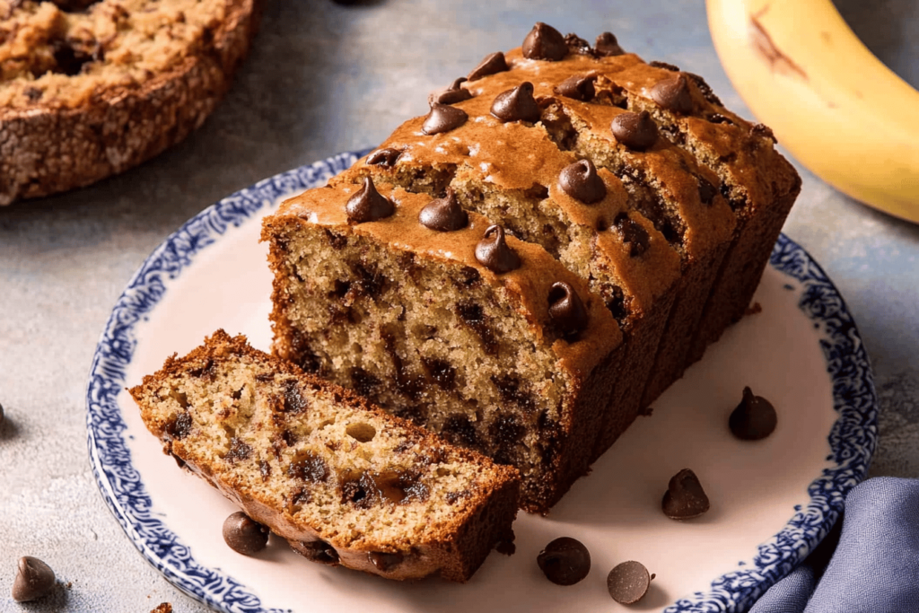 Ein einfaches Rezept für einen köstlichen Schokoladenbananenbrot, perfekt zum Frühstück oder als Snack.