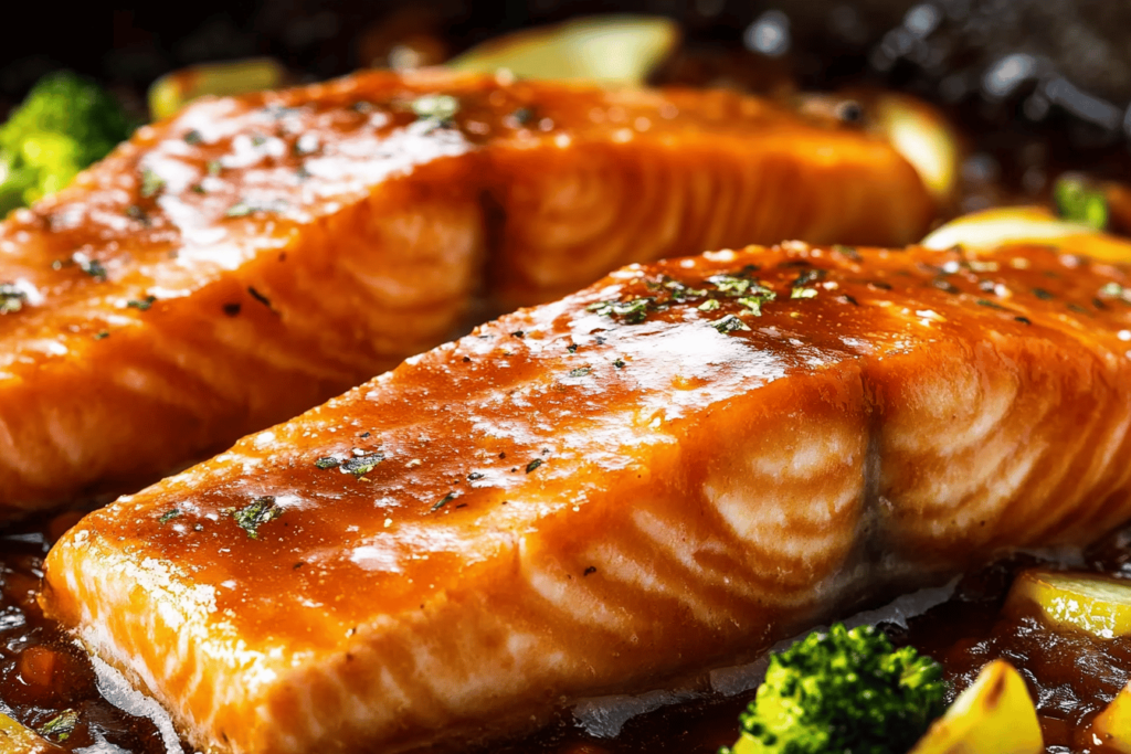 Dieses köstliche Rezept für Honigglasierten Lachs ist einfach und voller Geschmack.