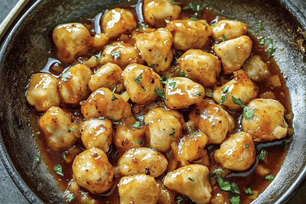 Dieses Honig-Knoblauch-Hähnchen wird Ihre Geschmacksknospen verzaubern und ist einfach zuzubereiten.