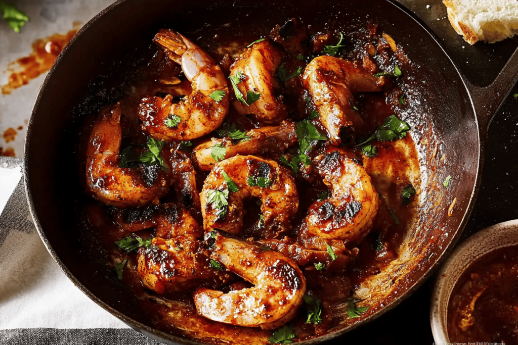 Dieses Rezept bringt den Geschmack von Louisiana direkt in deine Küche mit herzhafter Garnelen- und Butter-Soße.