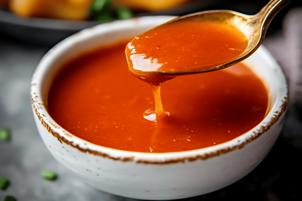 Entdecke unsere köstliche Süß-Sauer-Sauce, die jedem Gericht das gewisse Etwas verleiht.