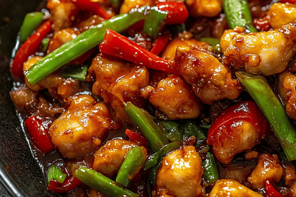 Diese Thai-Hühnchen-Pfanne mit grünen Bohnen ist ein perfektes und schnelles Abendessen, das alle begeistern wird.